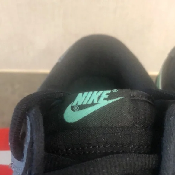 Nike Dunk Low Size 10.5. Iron Grey/Green Glow.